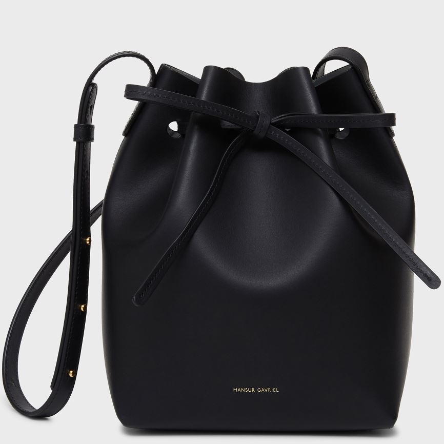 Women\'s Mansur Gavriel Mini Bucket Bags Black | AU 70M4XT